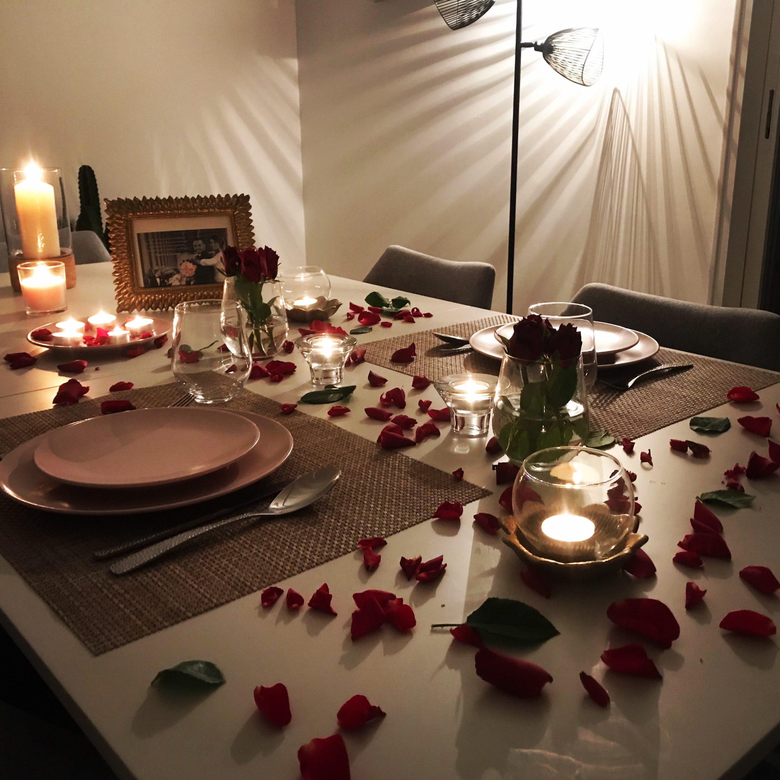 Déco dîner romantique